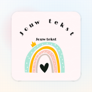 Geboortesticker Regenboog