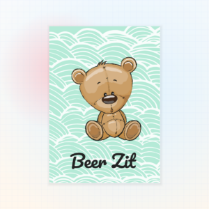 Geboortesticker Beertje